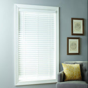 Better Homes & Gardens VSN 2-inch Cordless Faux Wood Blinds, White, 39 x 64