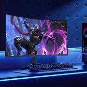 KOORUI 27E6QC 27 Inch Computer Monitor, QHD 2560P Gaming Monitor 144Hz(1ms, 1800R Curved VA Panel, DP1.2+HDMI*2, Build-in AdaptiveSync, Narrow Bezel with Ultra-Thin), Tilt Adjustable,Eye Care