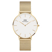 Daniel Wellington DW00100345 Women's 36 mm Petite Evergold Mesh Watch
