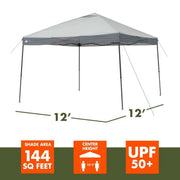 Ozark Trail 30942 12 FT x 10 FT Instant Canopy, Gray