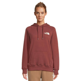 The North Face Box NSE Pullover Hoodie Women's Sustainable Cotton Polyester Blend Sumac XL NF0A7UON