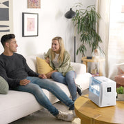 Levoit Ultrasonic Humidifier, Hybrid Warm and Cool Mist, 1.58 Gallon Tank, 753 Sq Ft Coverage, Blue, EAPHULVSUS0072Y