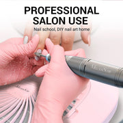 MelodySusie Nail Dust Collector with Reusable Filter, Powerful Electric Suction Machine, Pink - Low Noise