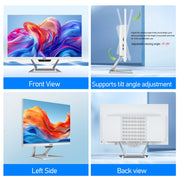 Qehi All-in-One PC, Intel Core i7 Processor, 16GB DDR3 RAM, 256GB SSD, 23.8-Inch Full HD 1080P LED Display, Wi-Fi 6, White, Includes Keyboard and Mouse
