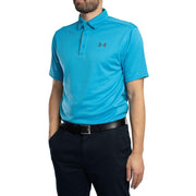 Under Armour Tech Short-Sleeve Polo - Ether Blue/Pitch Gray - L