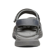 KEEN Rose Casual Closed Toe Athletic Sandal, Water-Resistant Quick-Dry Textile, Gargoyle/Raven, Women's 7.5 Medium, 1016733