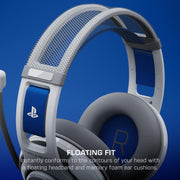 Turtle Beach Atlas 200 Wired Gaming Headset, 50mm Nanoclear Drivers, Flip-to-Mute Mic, Memory Foam Cushions, Floating Adjustable Headband, White