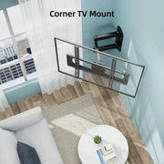HOMOUNT 16646505397 Full Motion Long Arm TV Wall Mount, Corner Mount with 37.9in Extension Arm, Articulating Swivel Tilt, Single Stud, Fits 42-75in TVs, Supports Up to 99 lbs, Max 600x400mm