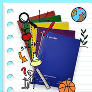 Pen & Gear Notebooks, 5 Pack, College Ruled, 70 Sheets, Multicolor