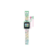 iTech 900408M-40-F01 Junior Kids Earbuds & Smartwatch Set - Cat Print
