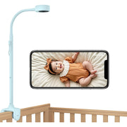 Netvue Peekababy Baby Camera Monitor, Wireless Audio, 4-in-1 Crib Mount, Blue