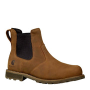 Carhartt Mens Frontier Water Resistant Steel Toe Chelsea Work Boots, Bison Brown Oil Tan Leather, Slip-On with Stretch Gore, EVA Midsole, Slip-Resistant Outsole, 10.5 M, FN5254-M