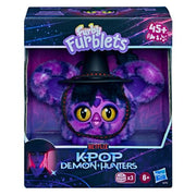 Hasbro Furby Furblets K-Pop Demon Hunters Saja Boy Demon Interactive Plush Toy, 3 Inch, Multicolor, Keychain Clip G4792