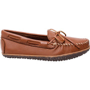 Minnetonka Men's Moosehide Tread Suede Moccasin Slip-On Loafers, Water-Resistant, Brown, Size 7 M, 1374100