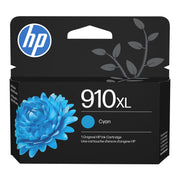 HP 3YL62AN#RFD 910XL Cyan Ink Cartridge, High Yield 825 Pages, Original Color Ink for OfficeJet Pro 8020 Series