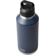 YETI Rambler Bottle with Chug Cap - 64 oz. - Navy - 18/8 Stainless Steel