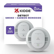 Kidde 30CUDR-V Battery-Operated Combination Smoke & Carbon Monoxide Detector, Voice Alerts