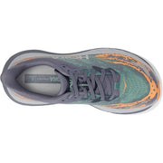 HOKA 1141531-GSP Stinson ATR 7 Running Shoes for Ladies - Grey/Tangerine - 7.5M