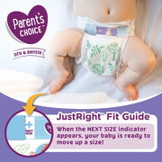 Parent's Choice Dry & Gentle Diapers Size 3, 126 Count