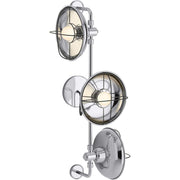 Kohler Modern Farm 3 Light Vanity Light, Polished Chrome, 27in Wide, Dimmable, Wall Mount, 23665-SC03-CPL