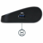 StarTech.com Dual Monitor USB 3.0 Docking Station with HDMI, DVI, VGA, 3 USB 3.0 Ports, Gigabit Ethernet, Audio Jack, Black USB3SDOCKHDV