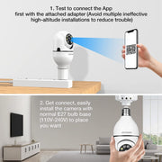 ACTMAN 2pcs 2.4G WiFi Security Camera Outdoor, Wireless Security Camera Home Security System with Two Way Talk, 2-Way Audio, HD 1080P Tile Full Color Night Vision