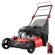 PowerSmart DB8602S Gas Lawn Mower, 170cc Self-Propelled, Black
