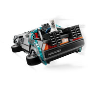 LEGO Speed Champions Time Machine from Back to the Future, Dual Build Modes, 357 Pieces, Includes Doc Brown and Marty McFly Minifigures, Ages 9+, Model 77256