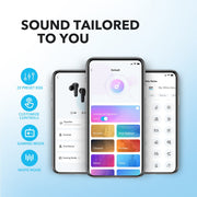 Soundcore by Anker P25i True Wireless Earbuds, AI-Enhanced Calls, 10mm Drivers, 22 Preset EQs, 30H Playtime, Fast Charging, IPX5 Water Resistant, Black, A3949D11