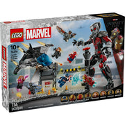 LEGO 76314 Marvel Captain America Civil War Action Battle Building Toy Set - Marvel Superhero Toy for Kids, Boys and Girls, Ages 10+ with 8 Minifigures and Giant Ant Man - Gift Idea for Birthday
