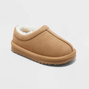 Cat & Jack Toddler Jude Clog Slippers, Cushioned Insole, 5T, Chestnut Brown - Round Toe