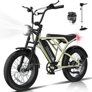 COLORWAY 750W Electric Bike, YELLOW-36V/12Ah
