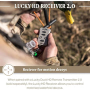Lucky Duck 21-12525-0 Motorized Decoy Controls, Lucky HD Remote Kit or Receiver