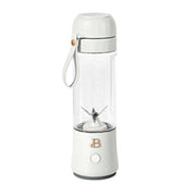 Beautiful by Drew Barrymore 19484 Portable to-Go Blender 2.0, 70 W, 16 oz, Porcini Taupe