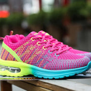 DIOXADOP Orthopedic Walking Shoes for Women, Lace-Up, Hot Pink, 8.5US W(40)