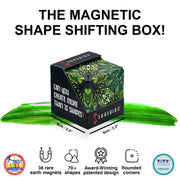 Shashibo Blue Planet Magnetic Puzzle Shape Shifting Cube with 36 Rare Earth Magnets, STEM Fidget Toy, Sensory Puzzle for Kids and Adults, SHA02BP