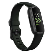Fitbit Inspire 3 Fitness Tracker, Advanced Health Monitoring with 24/7 Heart Rate, Stress Management, Sleep Analysis, Water Resistant, Midnight Zen Black, Includes Small and Large Bands, FB424BKBK