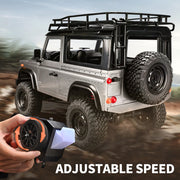 Anmyjuly MN-99S 1/12 Scale Land Rover D90 RC Rock Crawler, 4x4 Off-Road Truck, Upgraded Chassis, 280 Motor, Gray