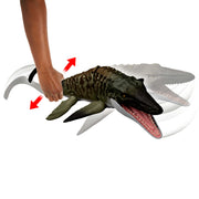 Jurassic World Mosasaurus Action Figure w/Mini Dilophosaurus, 25.7