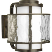 Progress Lighting P5851-20 Bay Court Collection 1-Light Wall Lantern, Antique Bronze