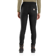 Carhartt Flame-Resistant Force Fitted Midweight Utility Leggings for Ladies - Black - M - Regular
