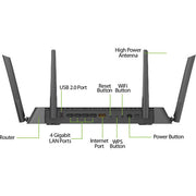 D-Link DIR-882-US WI-FI AC2600 MU-MIMO Gigabit Router