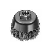 4-inch Hyperwire Knot Wire Cup Brush in Carbon Steel
