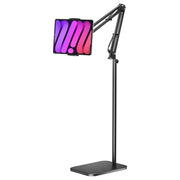ETEPEHI Tablet Floor Stand, 360-Degree Rotatable Metal Holder, Black