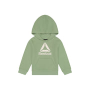 Reebok Toddler Boys Fleece Pullover Hoodie, Soft Cotton-Polyester Blend, Green, Sizes 12M-5T, RET243FH01031