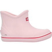 Xtratuf TUFS Big Kids Ankle Deck Boot, Waterproof, Slip Resistant, Bubble Gum, Size 3, XKTF400Y