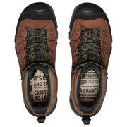 KEEN 1028988 Targhee IV Mid Waterproof Hiking Boots for Men - Bison/Black - 8.5M