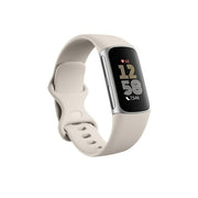 Fitbit GA05185NAW Charge 6 Advanced Fitness & Health Tracker - Porcelain