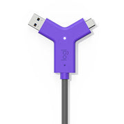 Logitech Swytch Laptop Link for Meeting Rooms, USB Type A and C, DisplayLink Plug-and-Display, 60W Power Delivery, Graphite, 952-000009