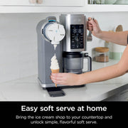 Ninja Swirl-Creami Soft-Serve Maker - SILVER ONE SIZE